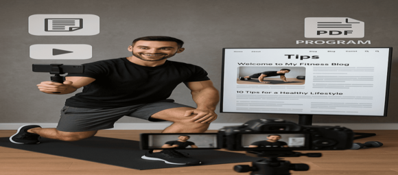 Comment se Lancer Comme Coach Sportif , coach sportif qui film une vidéo