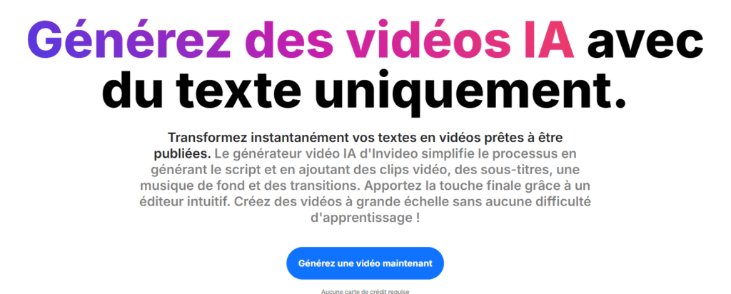 tableau de bord invideo ai